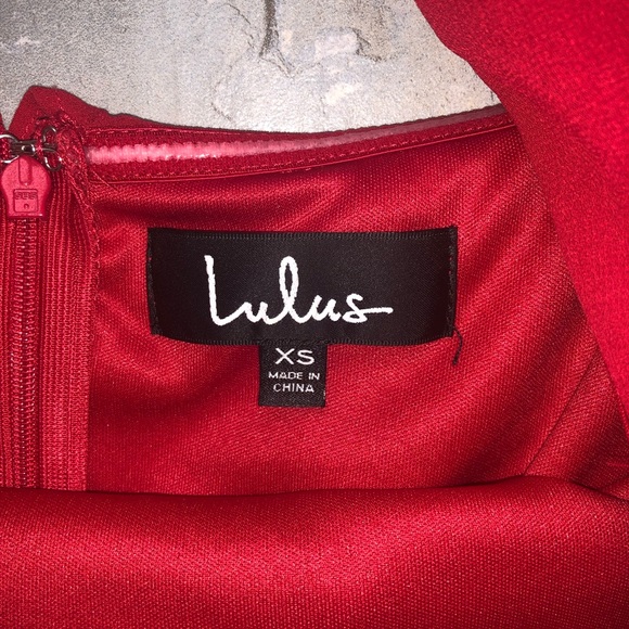 Lulus Red Dress - Picture 2 of 2